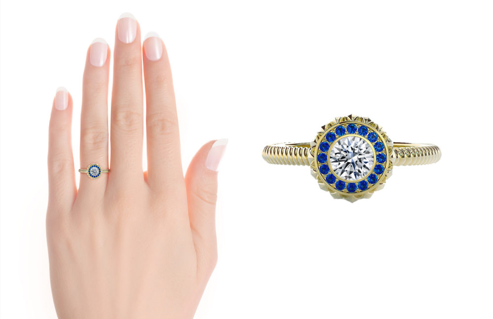 mary kate olsen vintage engagement ring