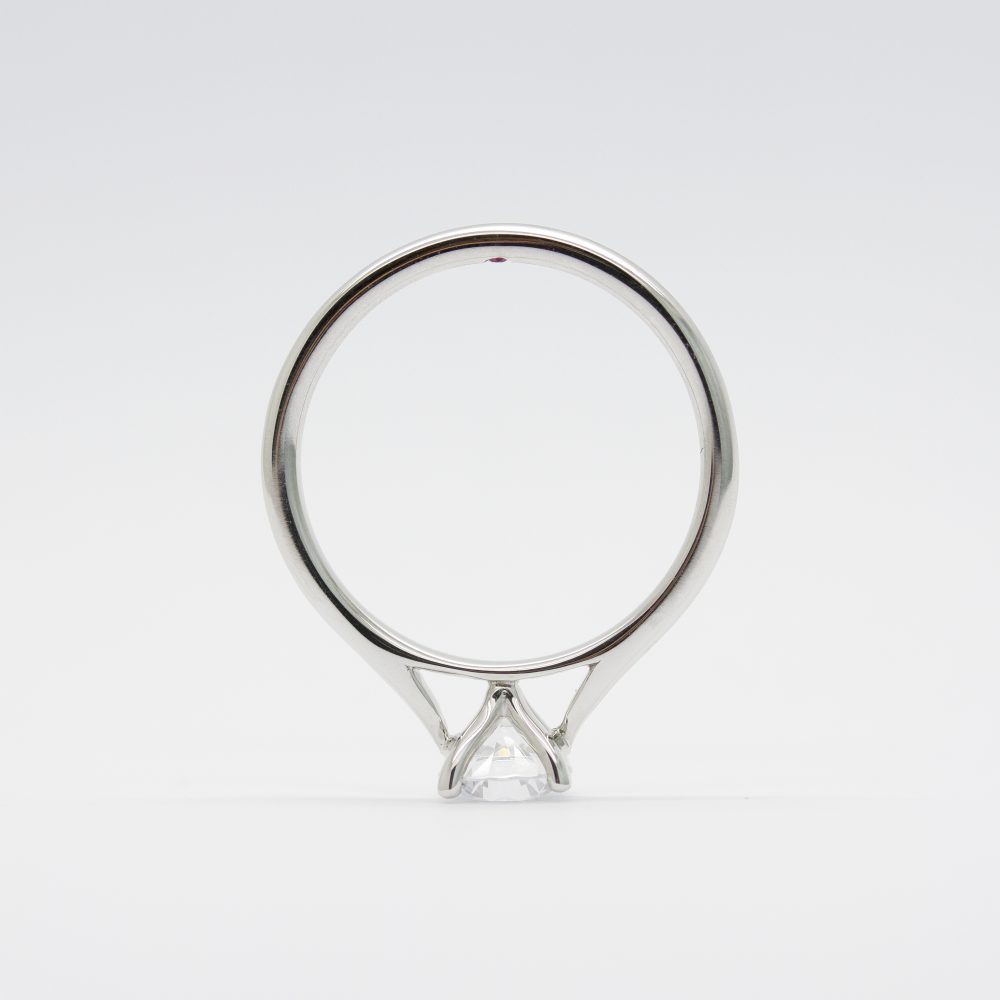 no rail setting solitaire engagement ring