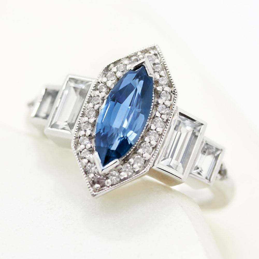 marquise blue sapphire