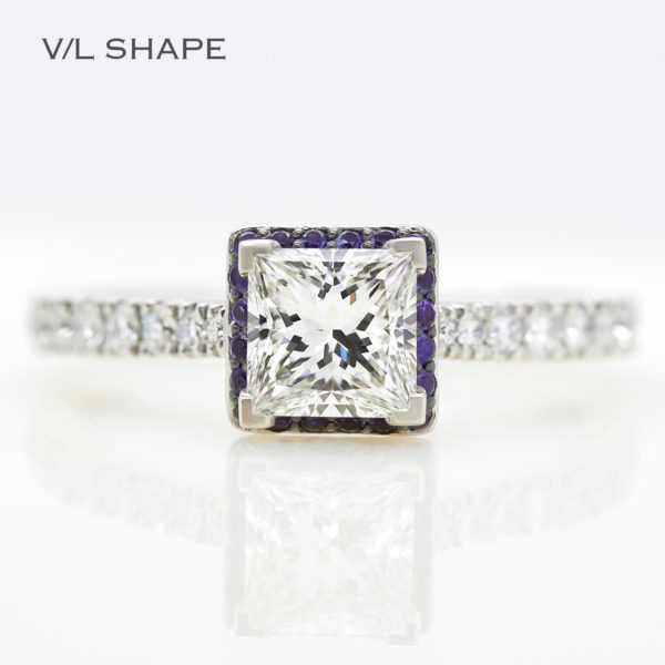 v l shape claws prongs