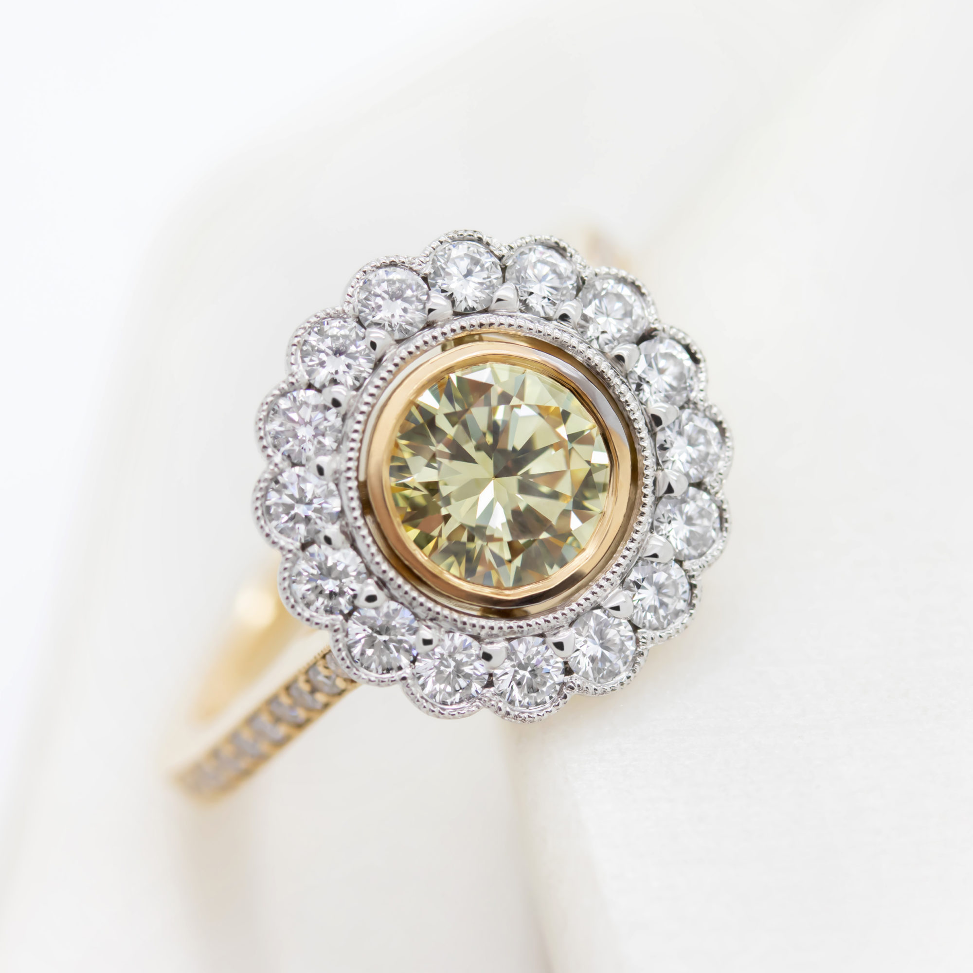 Floral Diamond Engagement Rings 2024 Collection