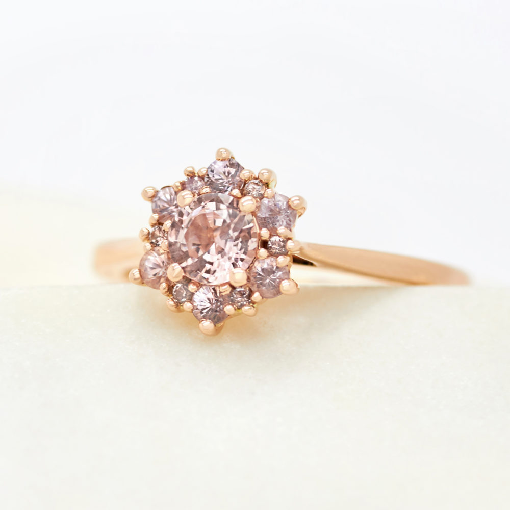 Flower Engagement Rings Taylor & Hart