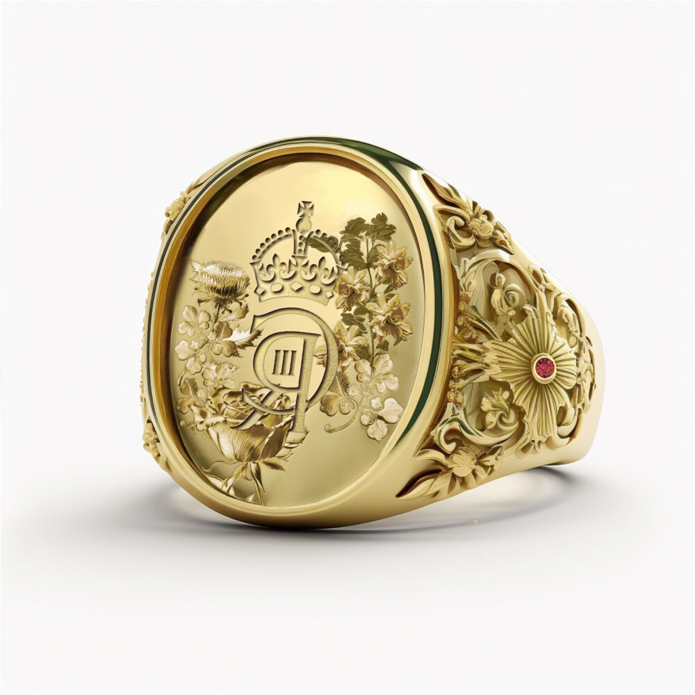 An AI Created Ring To Celebrate The Coronation Of King Charles III